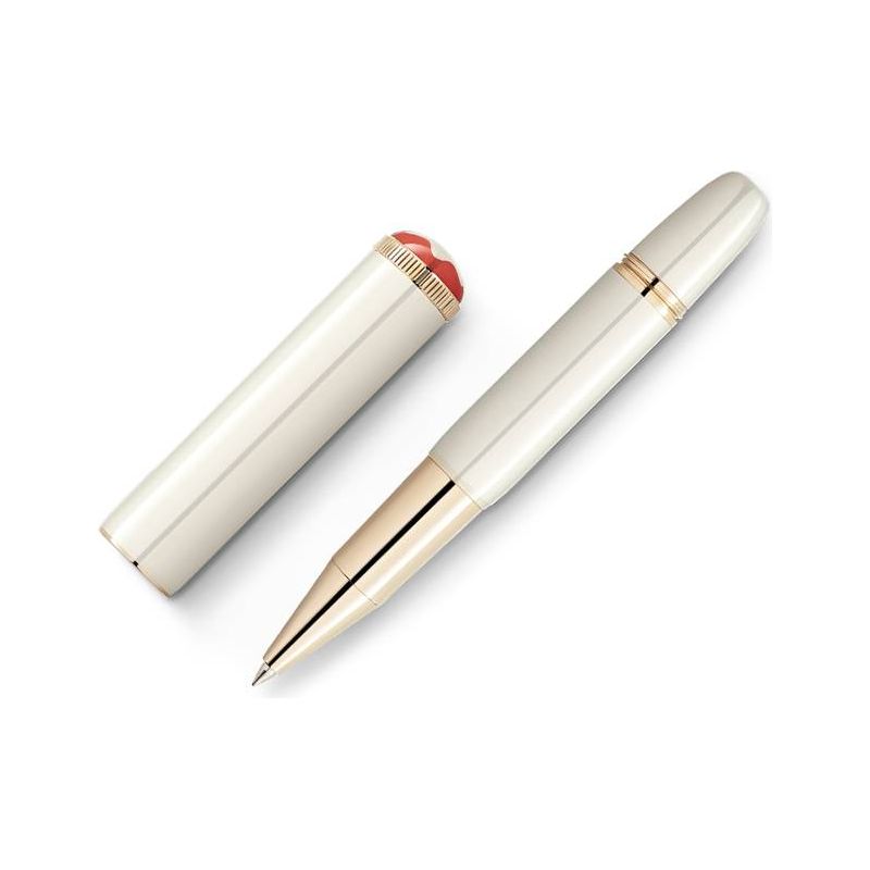 Penna Montblanc Heritage Rouge Et Noir Roller