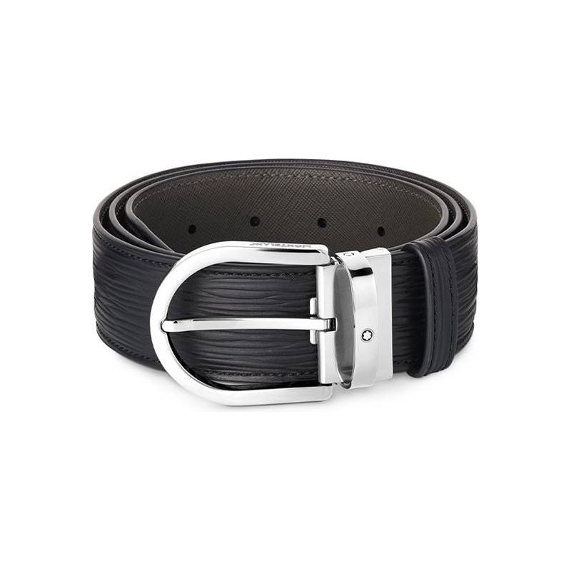 Cintura Montblanc Pelle Nera