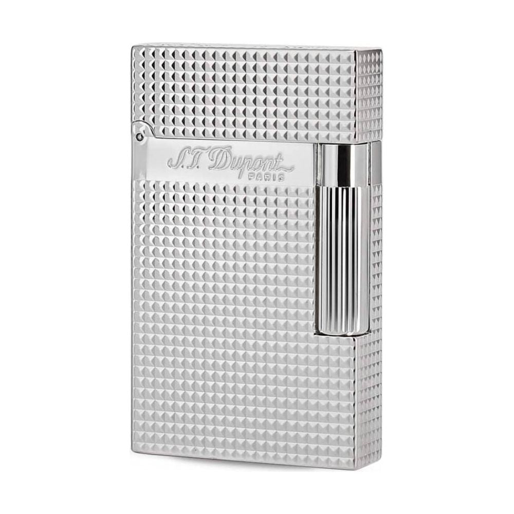Accendino Dupont Ligne 2 A Doppia Fiamma In Argento