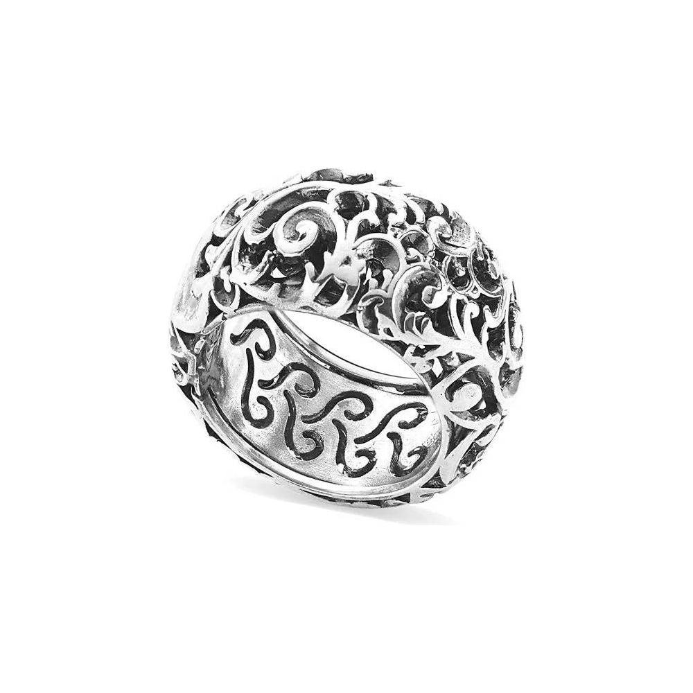 Anello Labriò Intarsio Argento