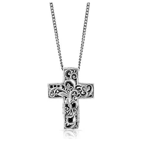 Ciondolo Labriò Croce Argento