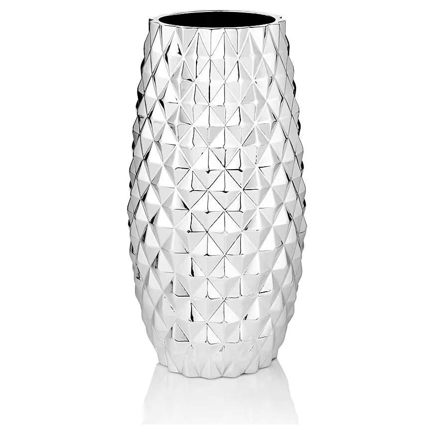Vaso Con Argento "Diamante"