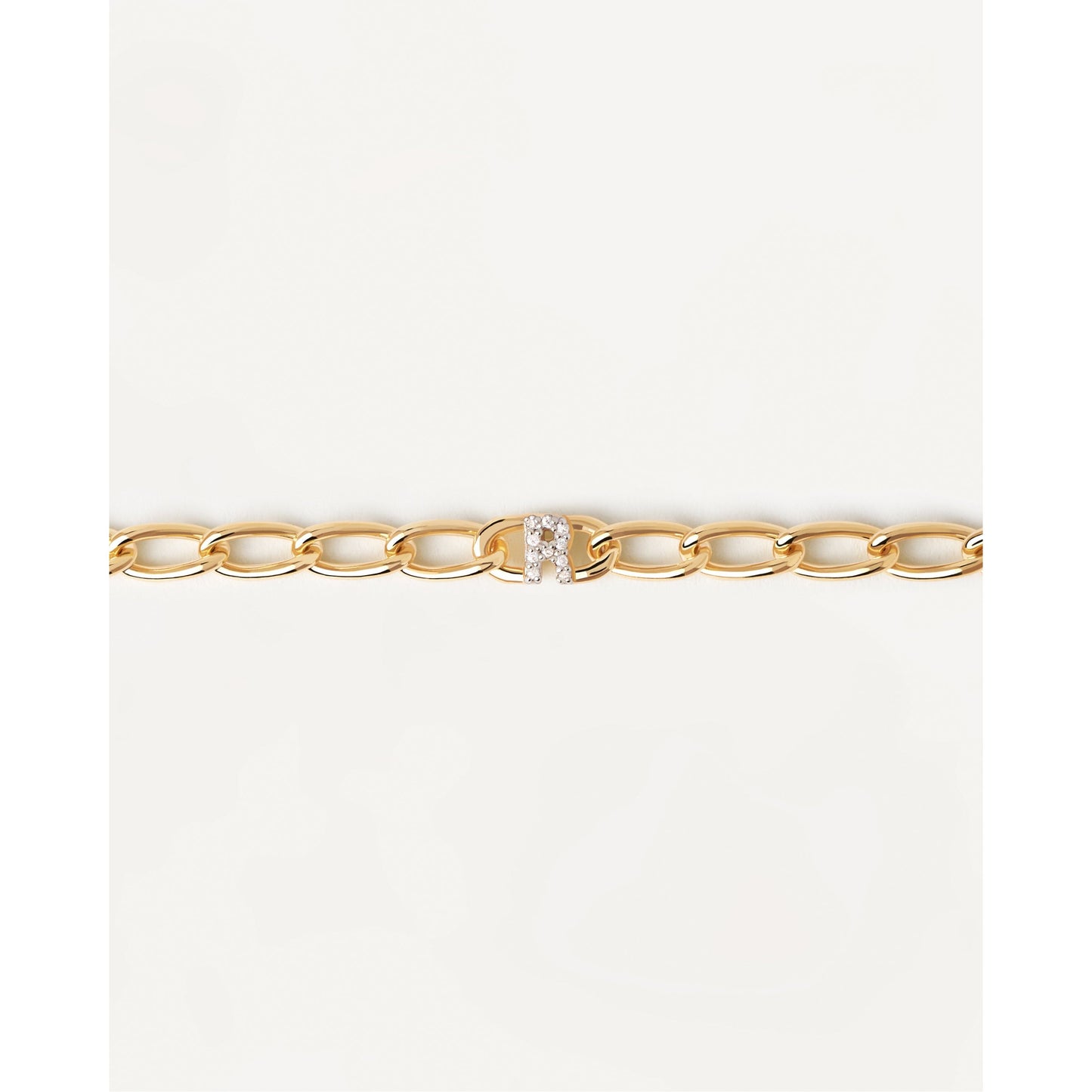 Bracciale A Catena Lettera R - Gioielleria Antonio Pezzuto