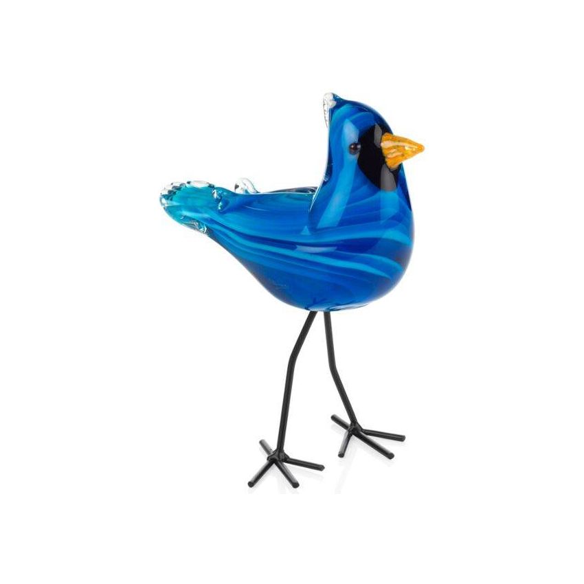 Scultura In Cristallo Passerotto