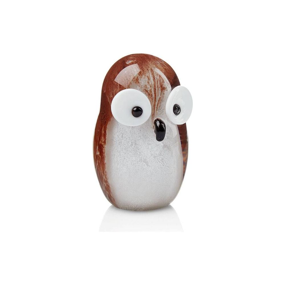 Scultura Gufo In Cristallo 8Cm