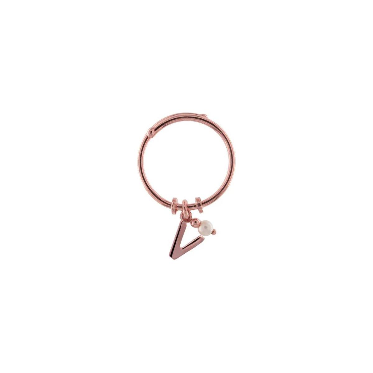 Anello Rue Des Mille Scrivi Il Tuo Nome Lettera V