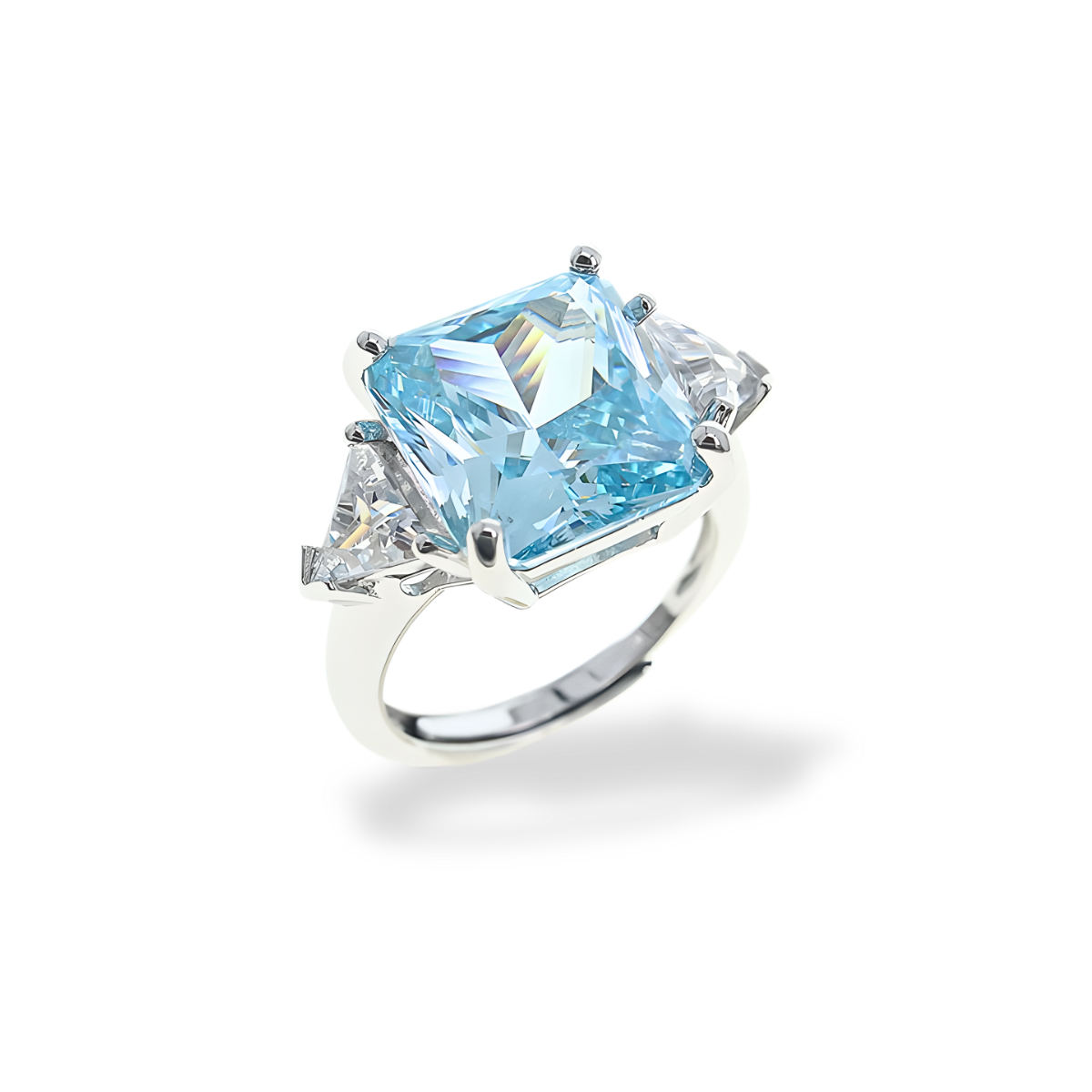 Anello Azzurro Acquamarina AN002AA