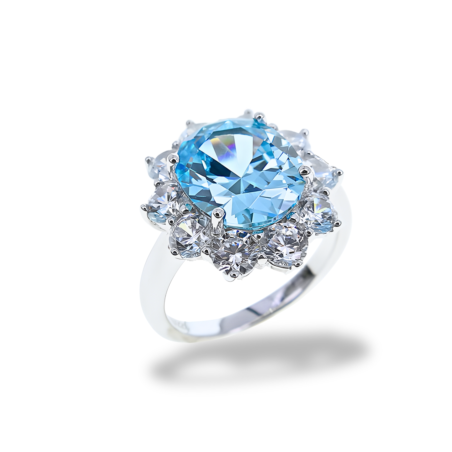 Anello Azzurro Acquamarina AN011AA