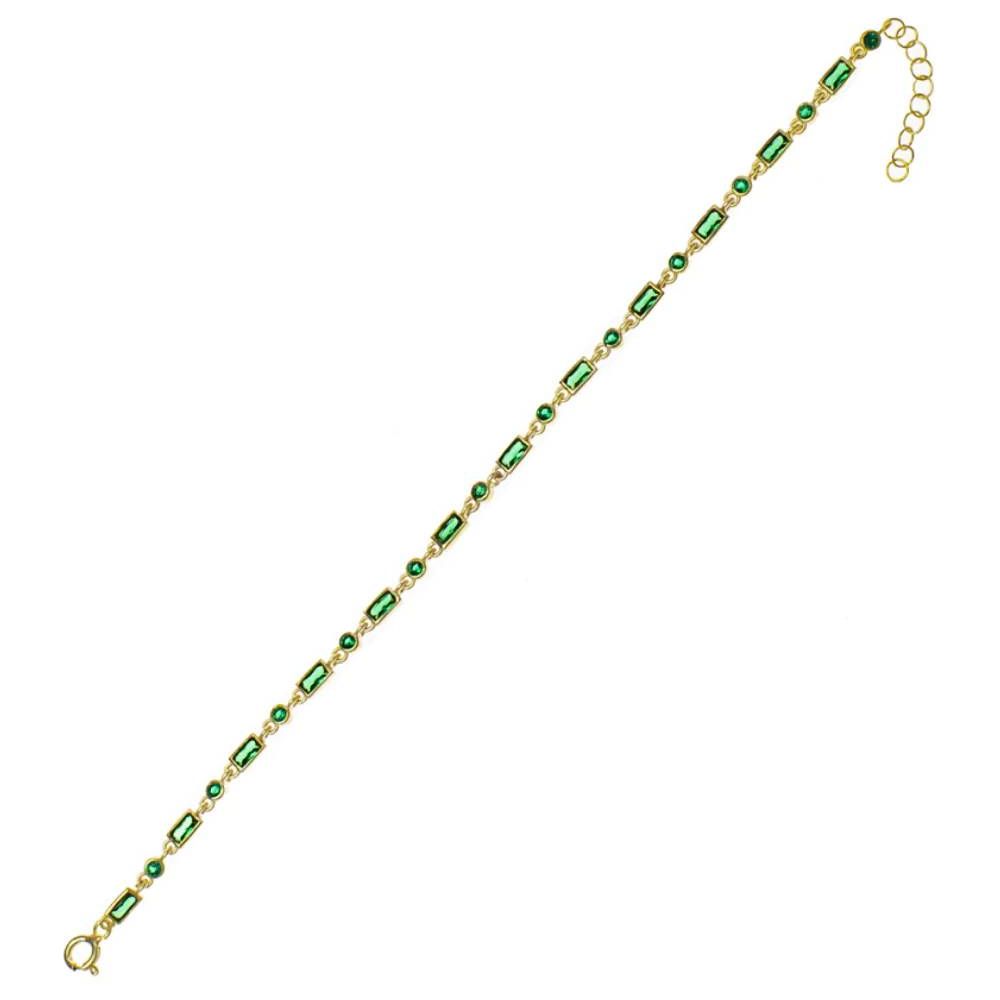 Bracciale Laura P Baguette Verdi