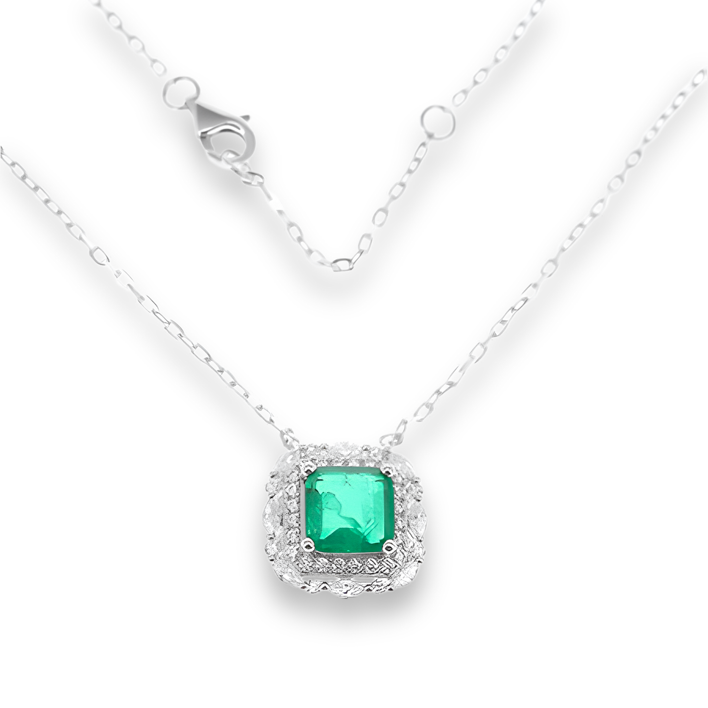 Collana Verde Smeraldo CL010VS