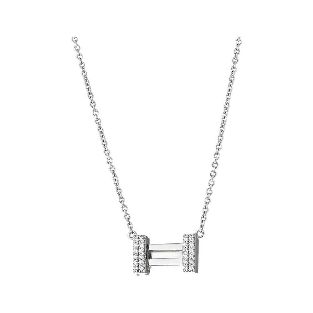 Collana Marcello Pane Argento New Letters Personalizzabile