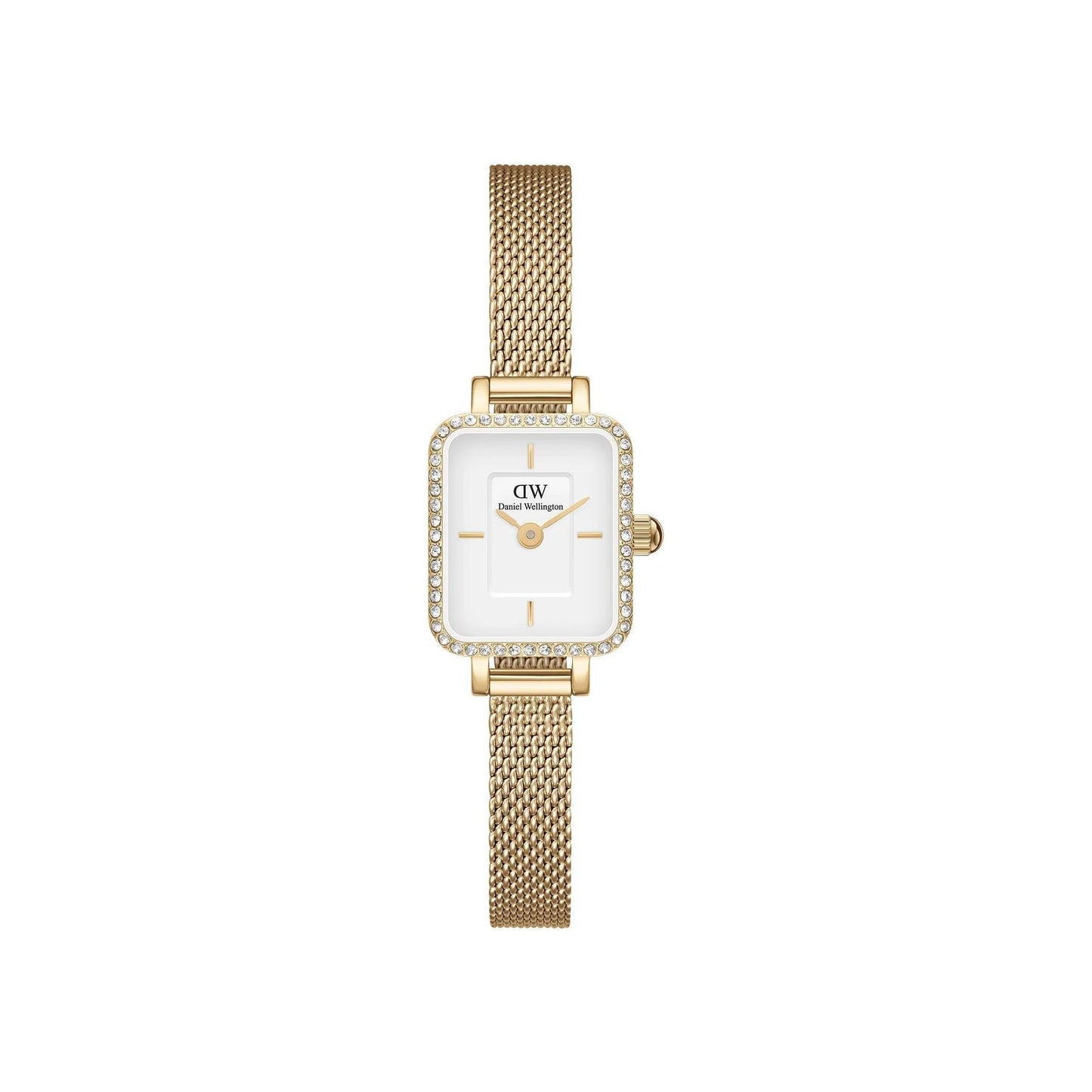 Orologio Daniel Wellington Quadro Mini Lumine Bezel Gold
