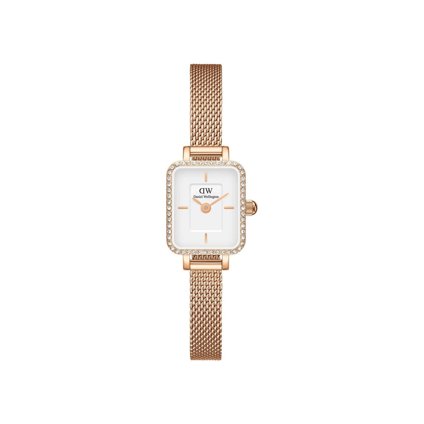 Orologio Daniel Wellington Quadro Mini Lumine Bezel Rose Gold