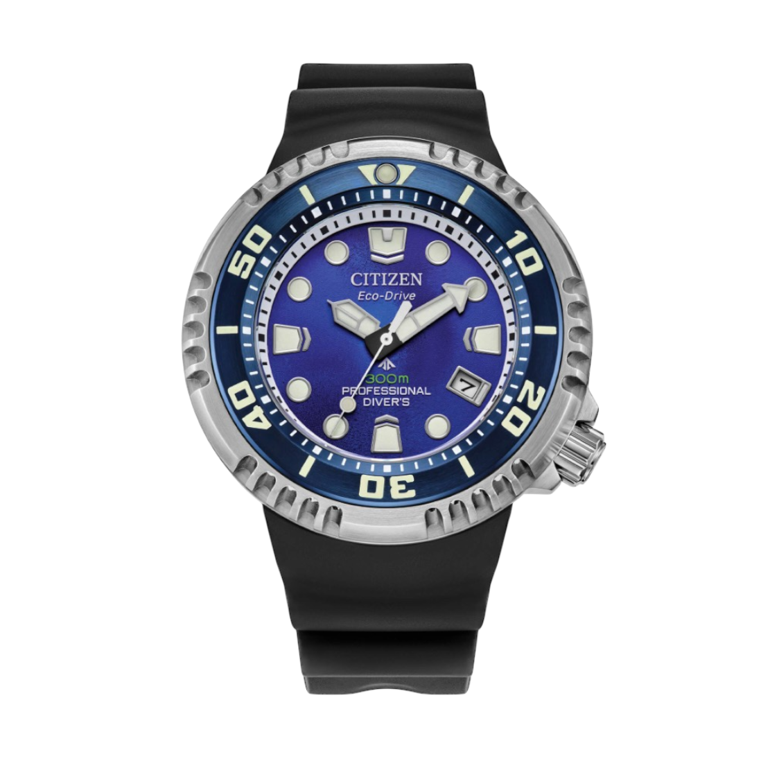Promaster Diver's Eco Drive 300 MT Gas Diver Unite with Blue L.E.