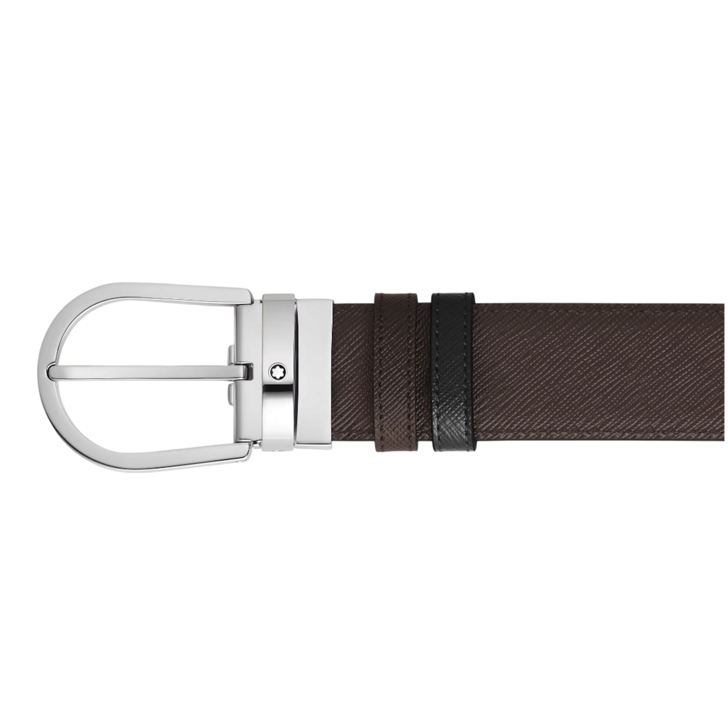 CINTURA REVERSIBILE 35 MM A FERRO DI CAVALLO IN PELLE SARTORIAL - Gioielleria Antonio Pezzuto