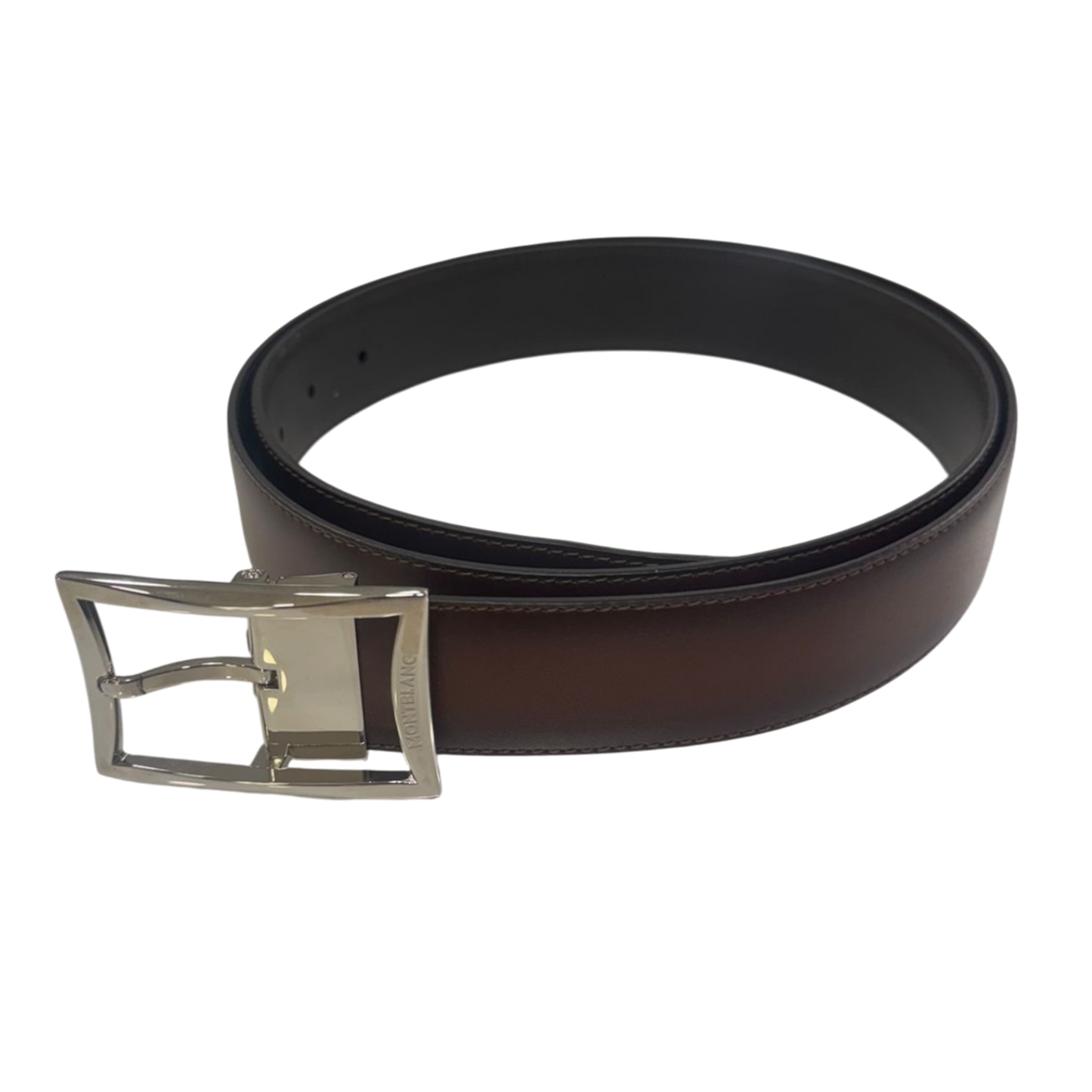 CINTURA IN PELLE MARRONE MONTBLANC