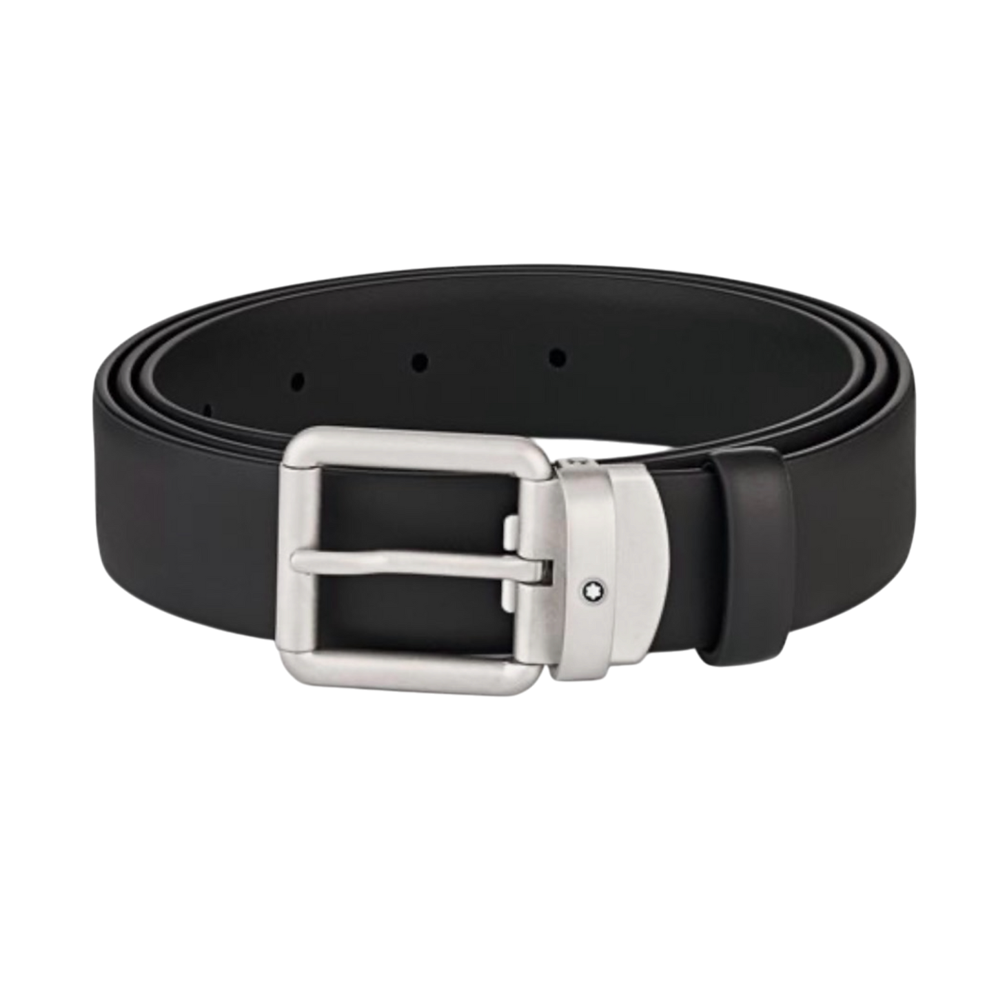 CINTURA IN PELLE NERA MONTBLANC