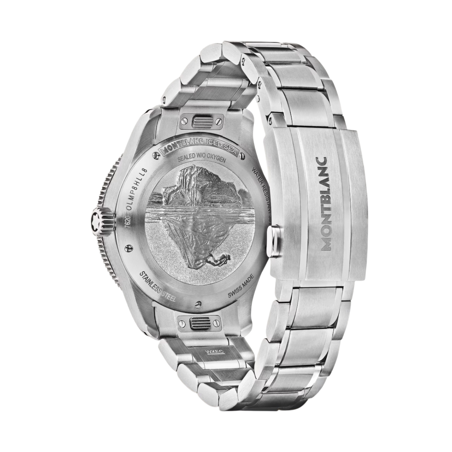 MONTBLANC ICED SEA AUTOMATIC DATE 0 OXYGEN