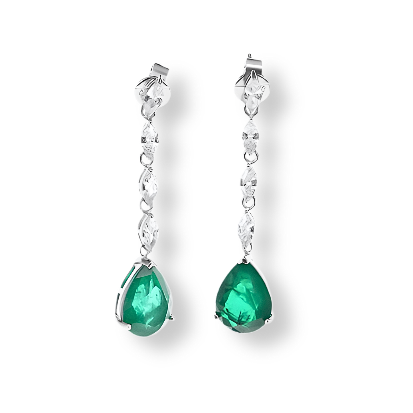 Orecchini Verde Smeraldo