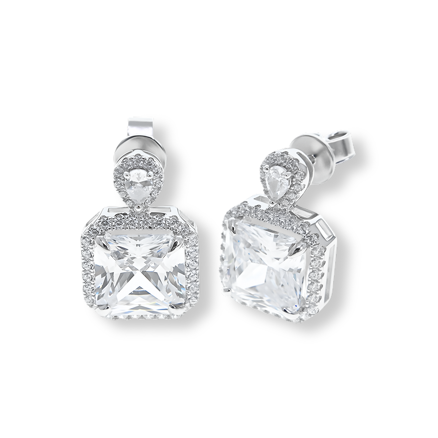 Orecchini Bianco Diamante