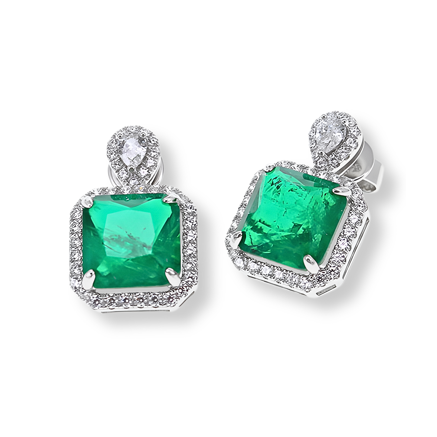 Orecchini Verde Smeraldo