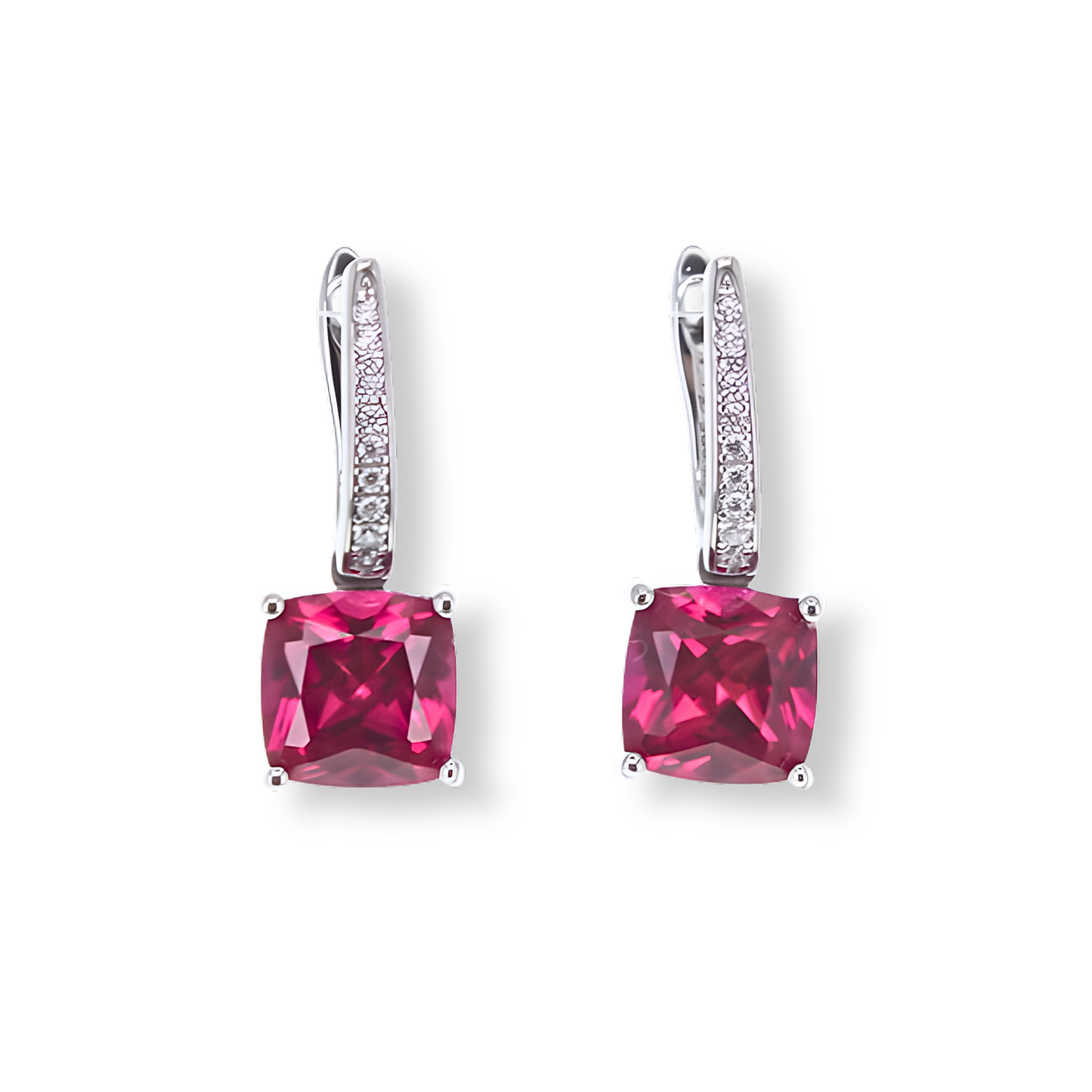 Orecchini Rosso Rubino