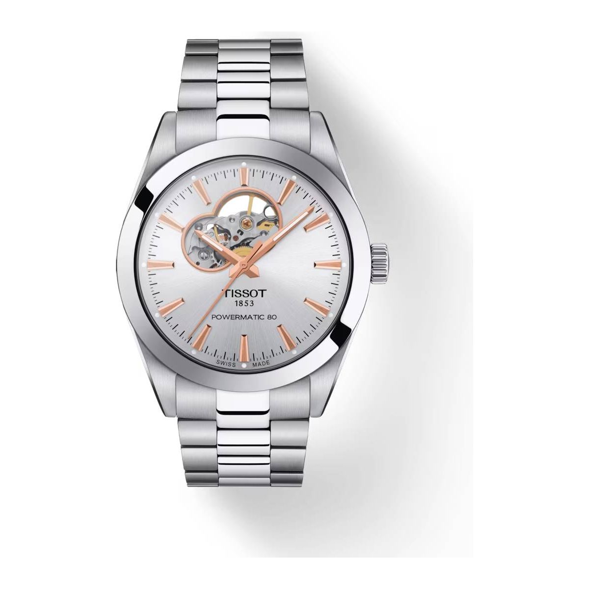 Orologio Tissot Gentleman Powermatic 80 Open Heart - Gioielleria Antonio Pezzuto