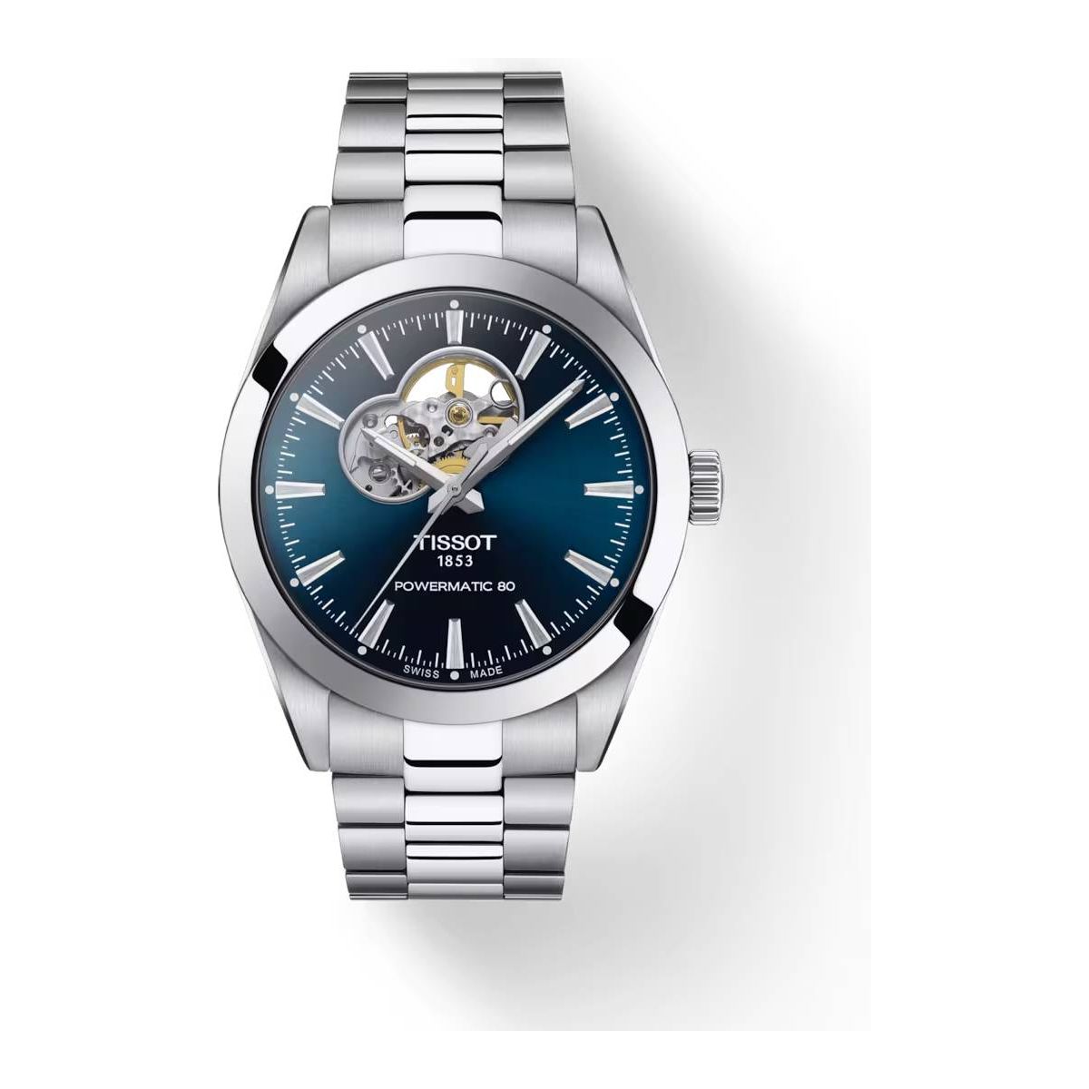 Orologio Tissot Gentleman Powermatic 80 Open Heart - Gioielleria Antonio Pezzuto