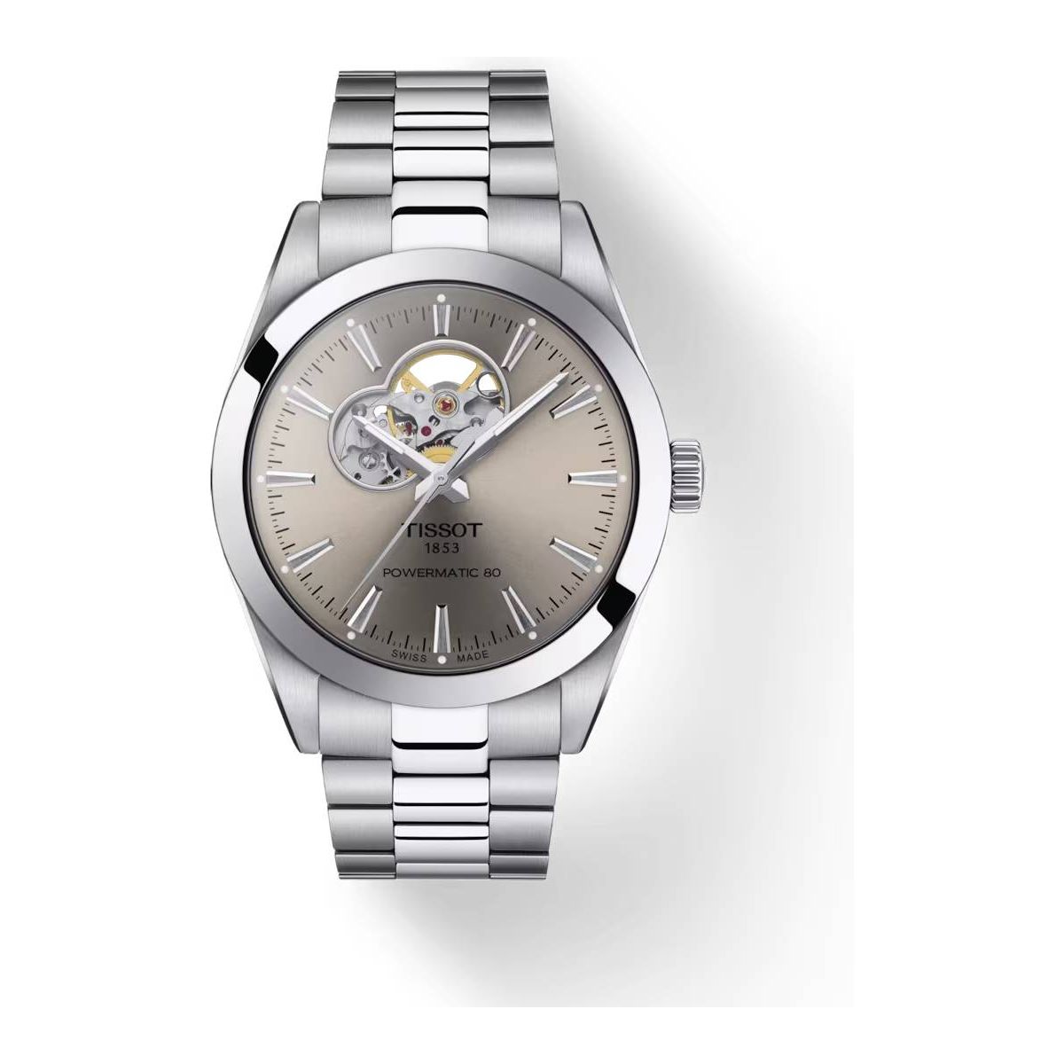 Orologio Tissot Gentleman Powermatic 80 Open Heart - Gioielleria Antonio Pezzuto