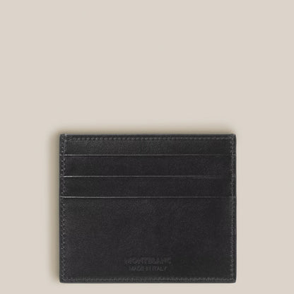 Set con Penna a sfera PIX nera e Porta carte 6 scomparti in Pelle Meisterstück