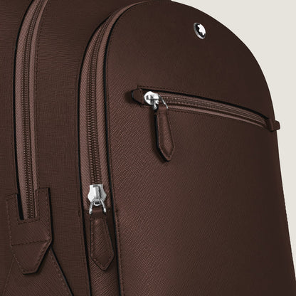Zaino Modello Medio con 3 Compartimenti in Pelle Sartorial