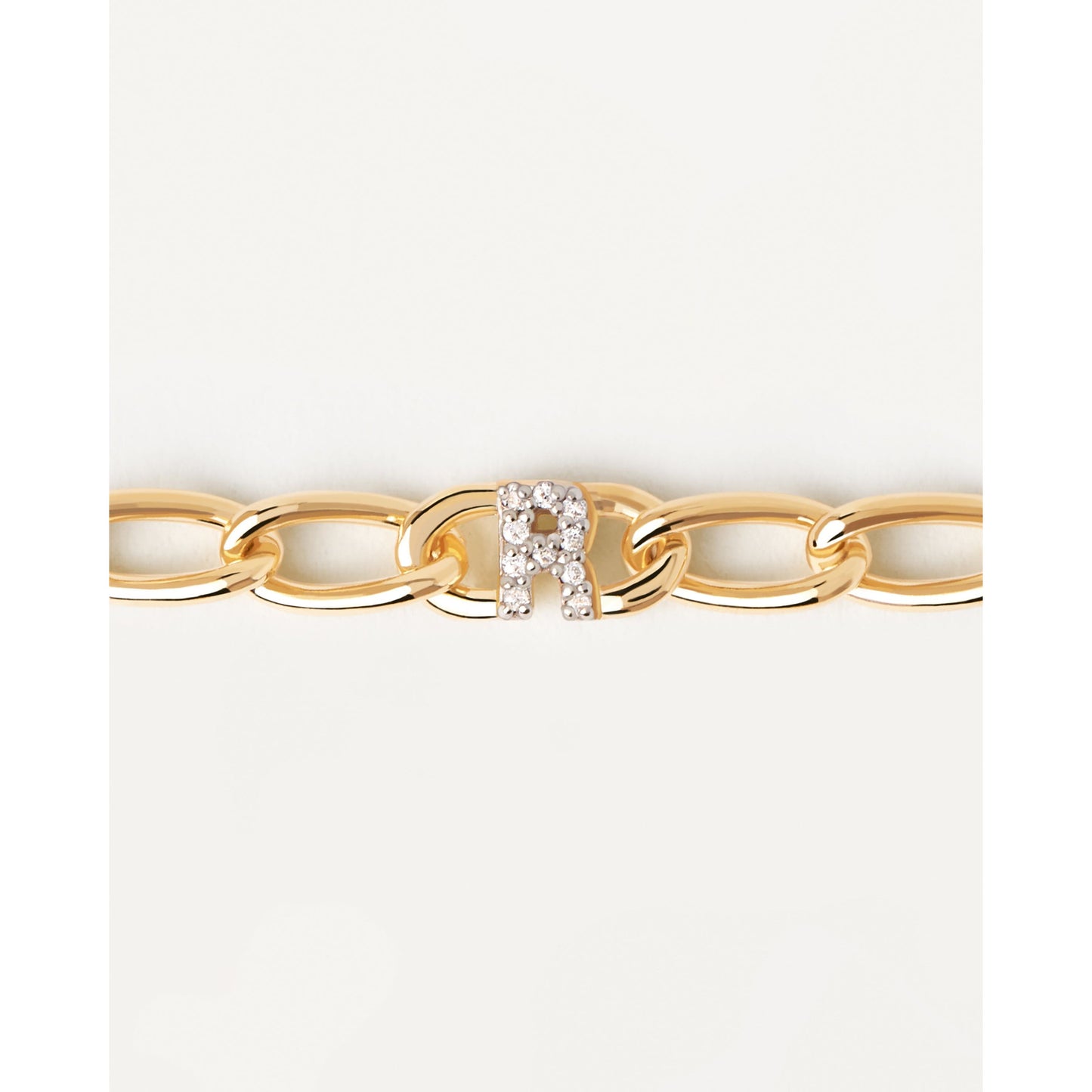 Bracciale A Catena Lettera R - Gioielleria Antonio Pezzuto 
