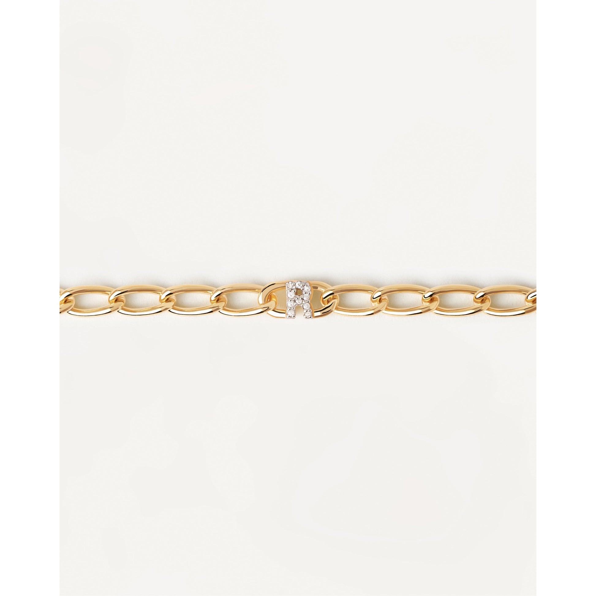 Bracciale A Catena Lettera R - Gioielleria Antonio Pezzuto 