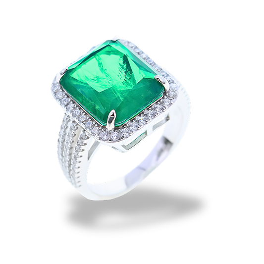 Anello Verde Smeraldo AN001VS