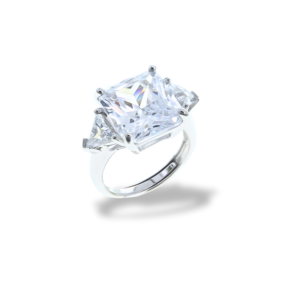 Anello Bianco Diamante AN002BD