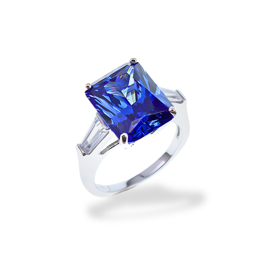 Anello Blu Zaffiro AN003BZ