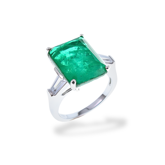 Anello Verde Smeraldo AN003VS