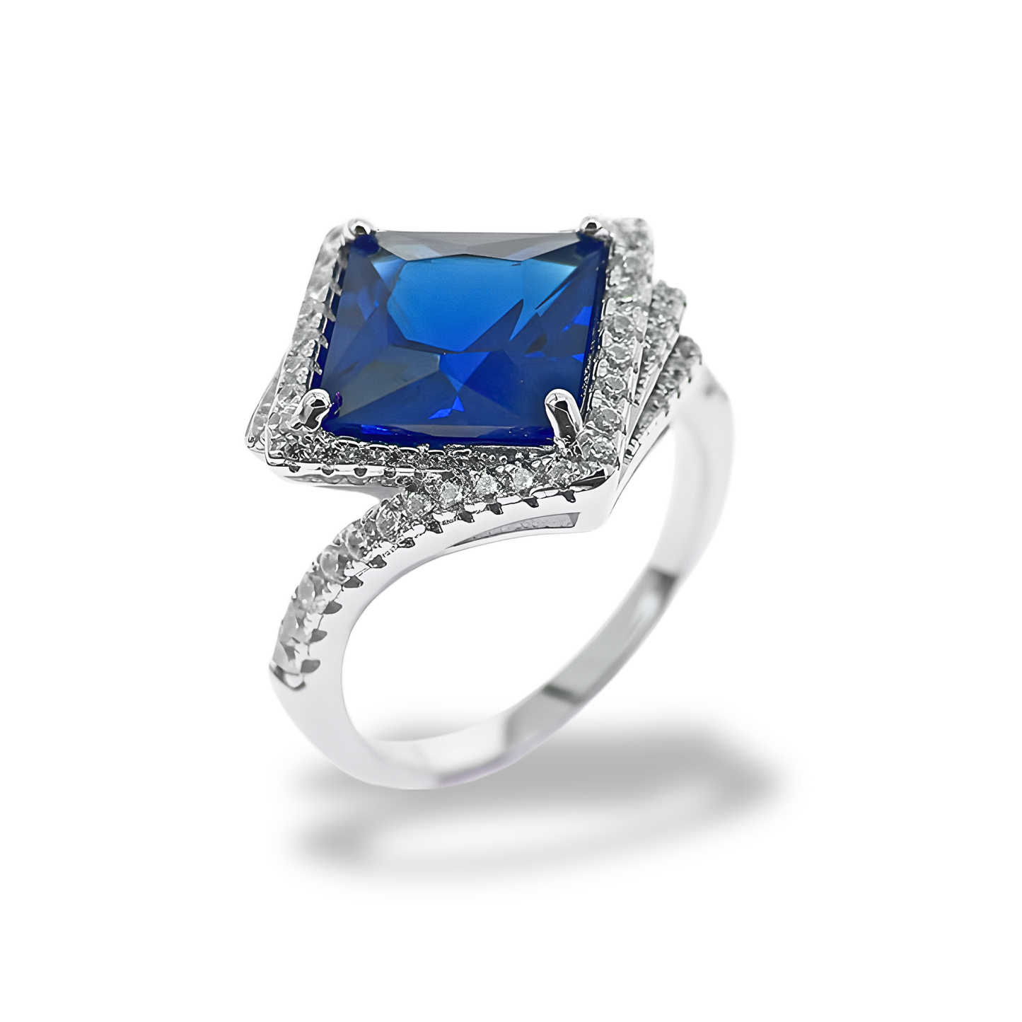 Anello Blu Zaffiro AN007BZ