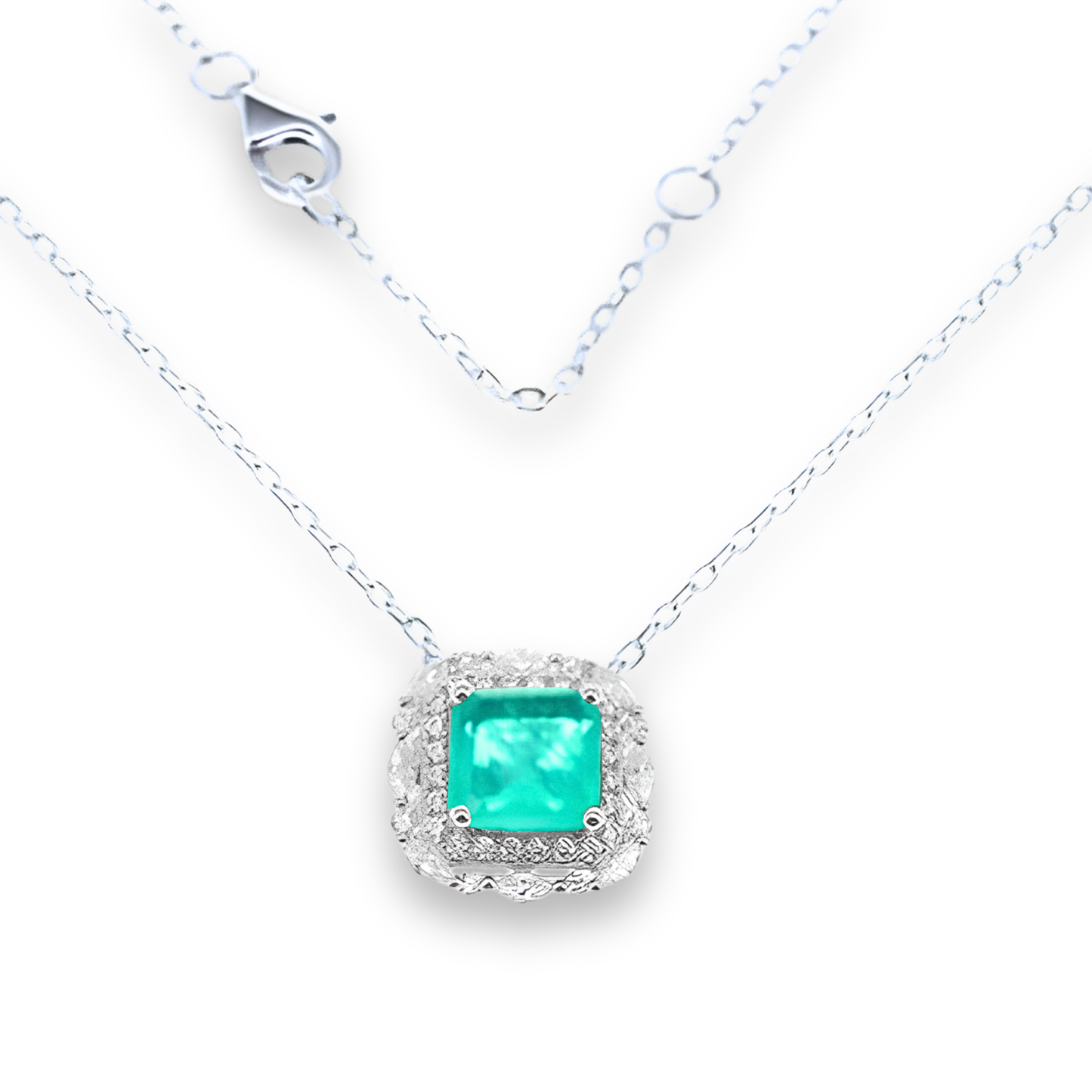 Collana Verde Paraiba CL010VP