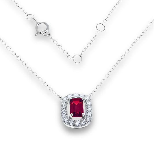 Collana Rosso Rubino