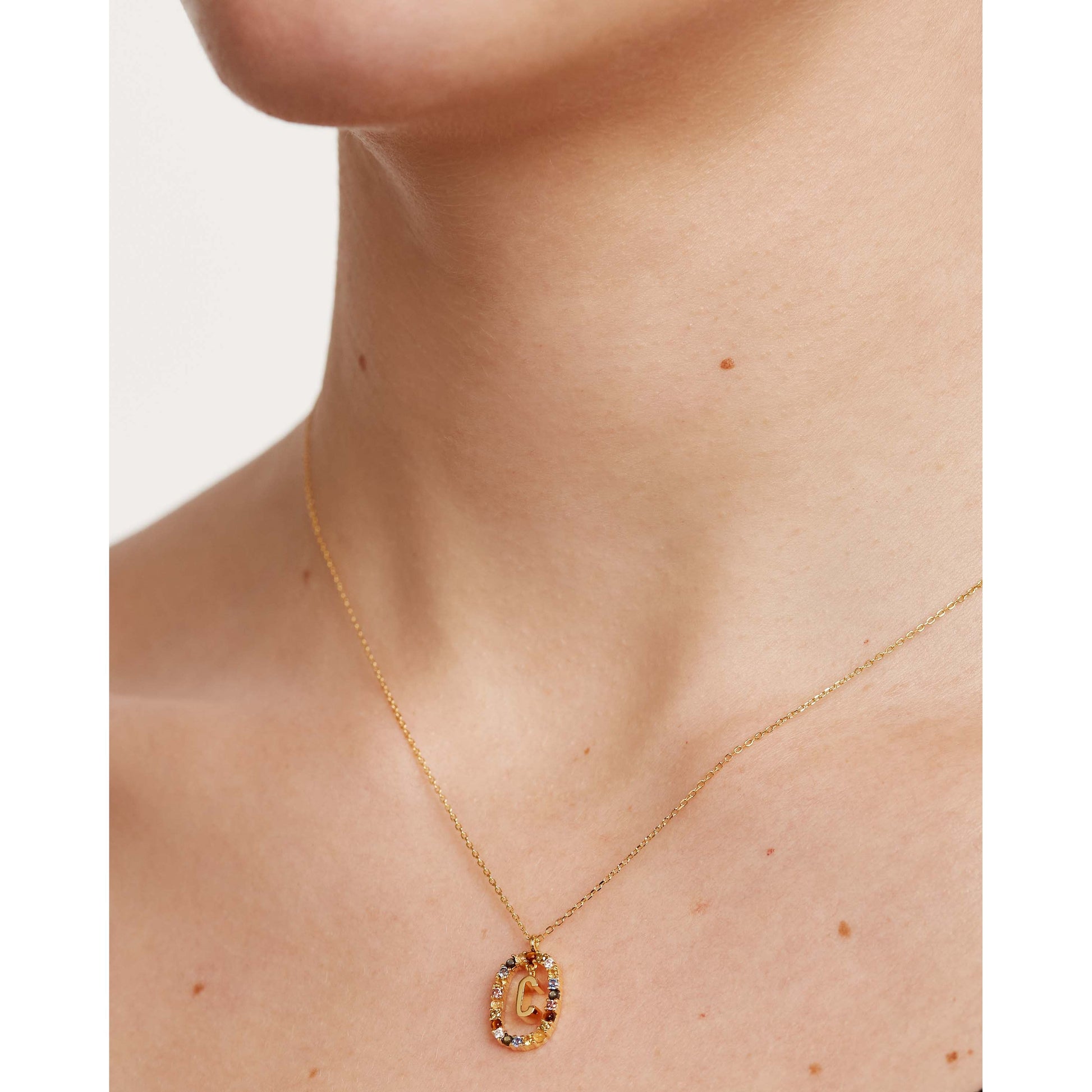 Collana con lettera C - Gioielleria Antonio Pezzuto 