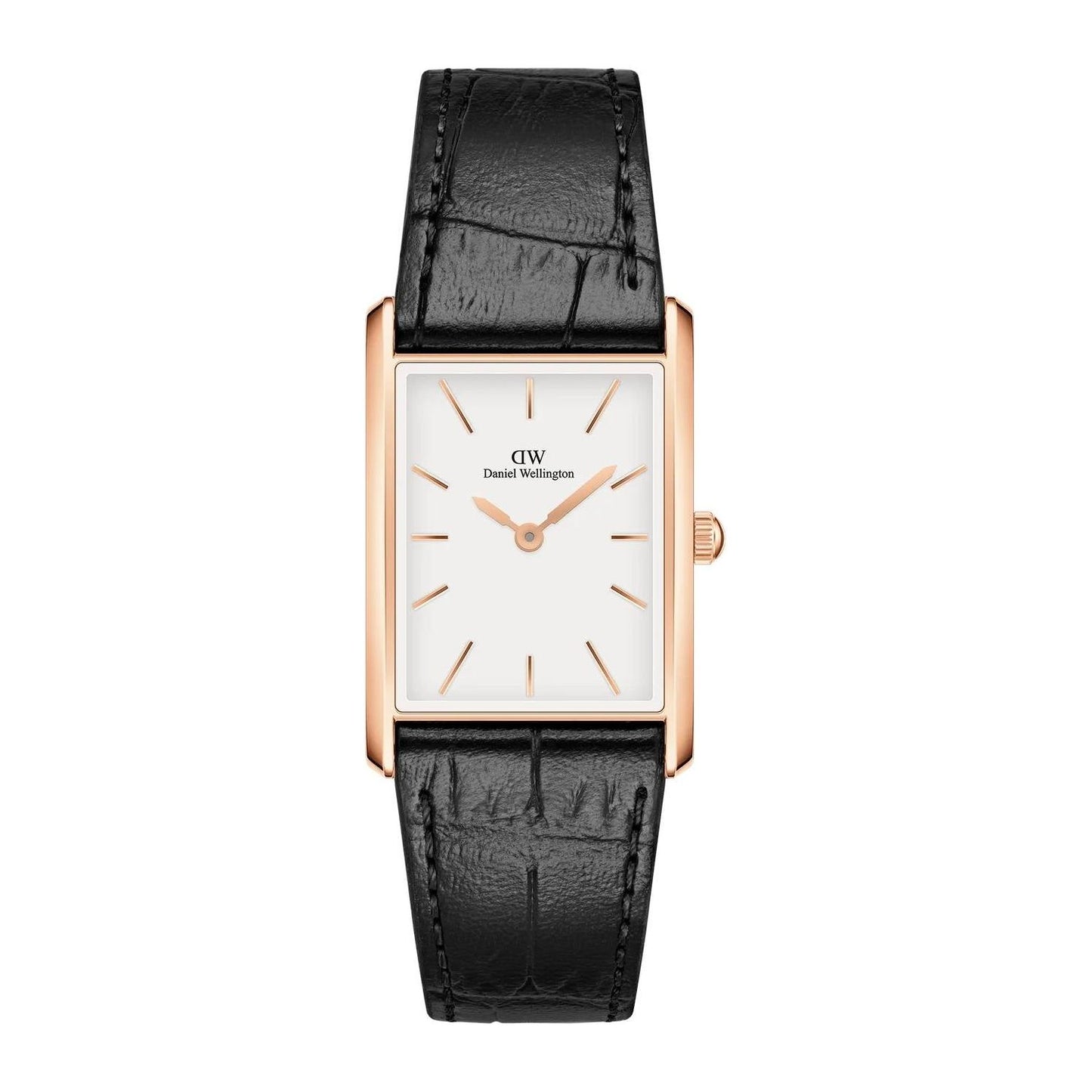 Orologio Daniel Wellington Bound Black Crocodile Rose Gold