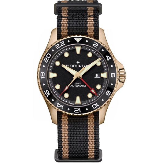 KHAKI NAVY SCUBA GMT AUTOMATIC BRONZO