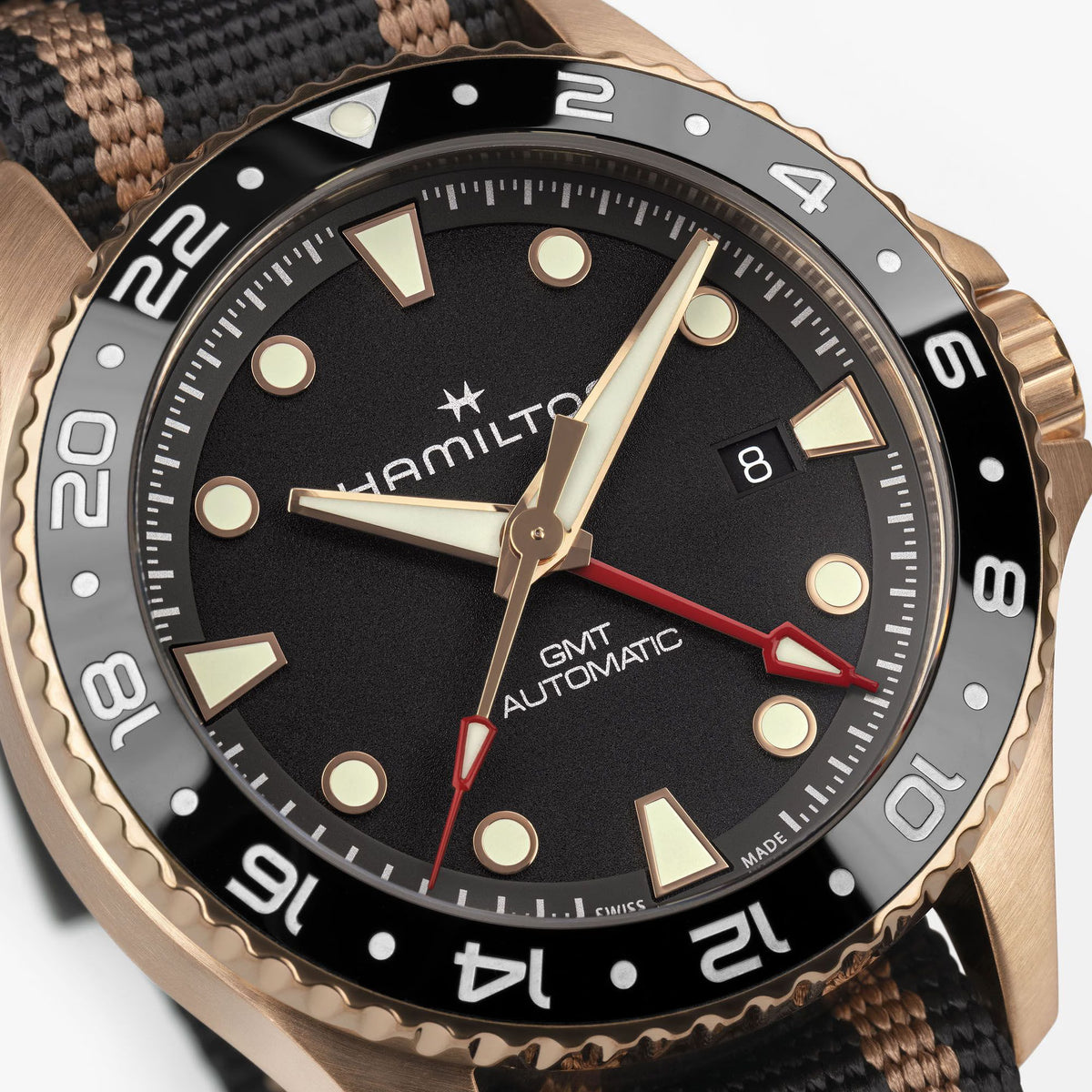 KHAKI NAVY SCUBA GMT AUTOMATIC BRONZO