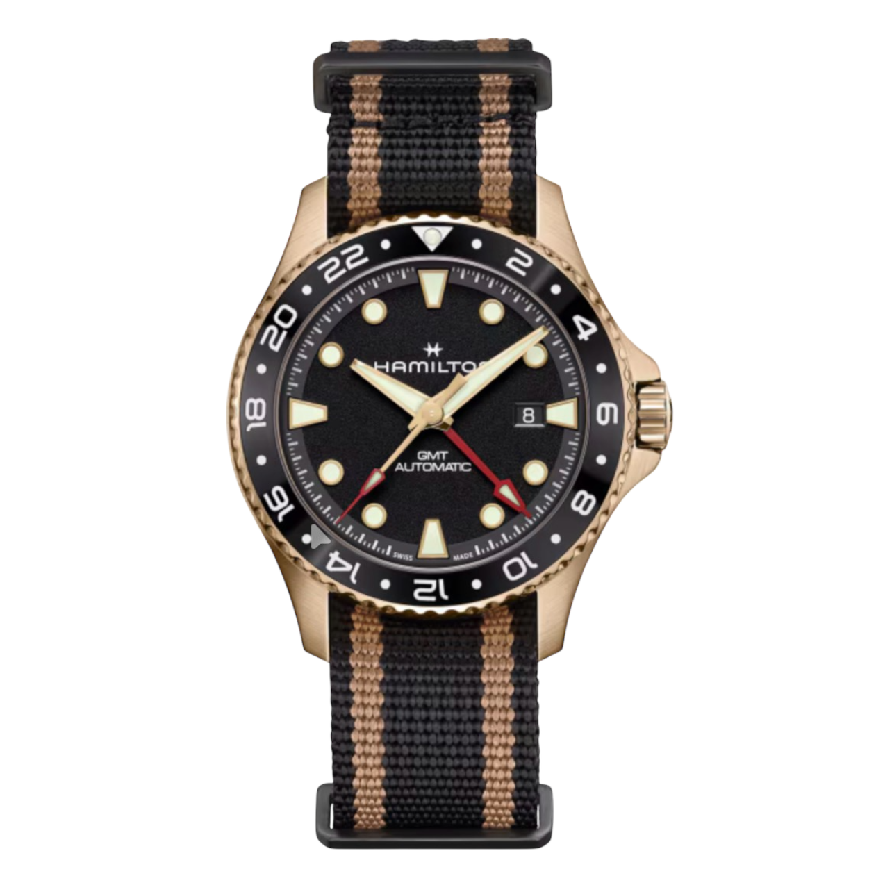 KHAKI NAVY SCUBA GMT AUTOMATIC BRONZO
