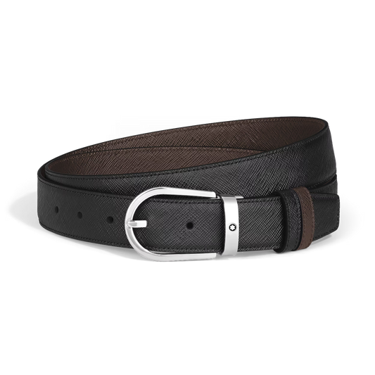 CINTURA REVERSIBILE A FERRO DI CAVALLO IN PELLE SARTORIAL - Gioielleria Antonio Pezzuto 