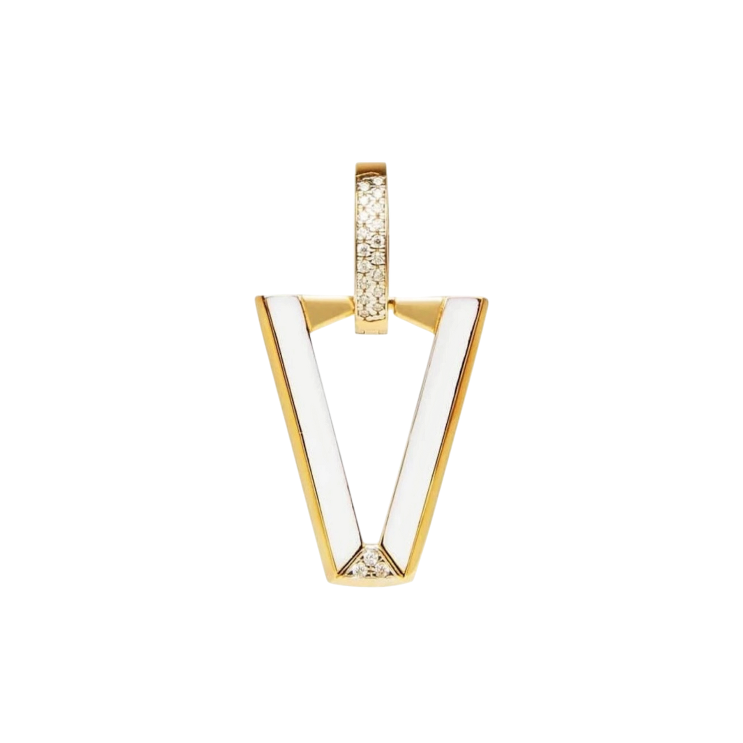 VALENTINA FERRAGNI MONO ORECCHINO UALI WHITE - Gioielleria Antonio Pezzuto 