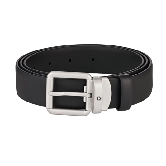 CINTURA IN PELLE NERA MONTBLANC