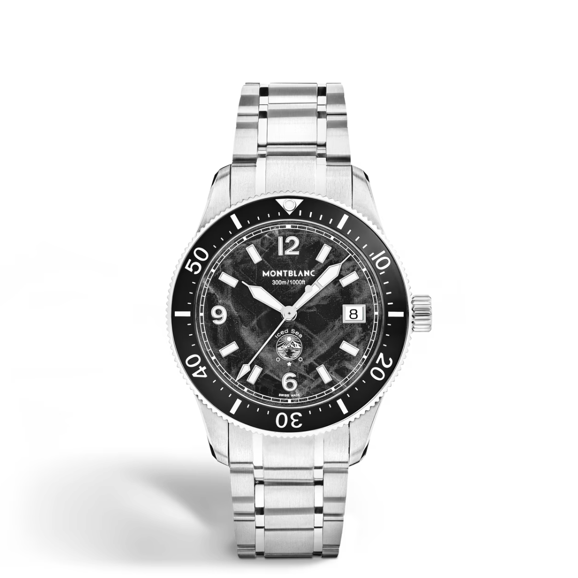 MONTBLANC ICED SEA AUTOMATIC DATE 0 OXYGEN