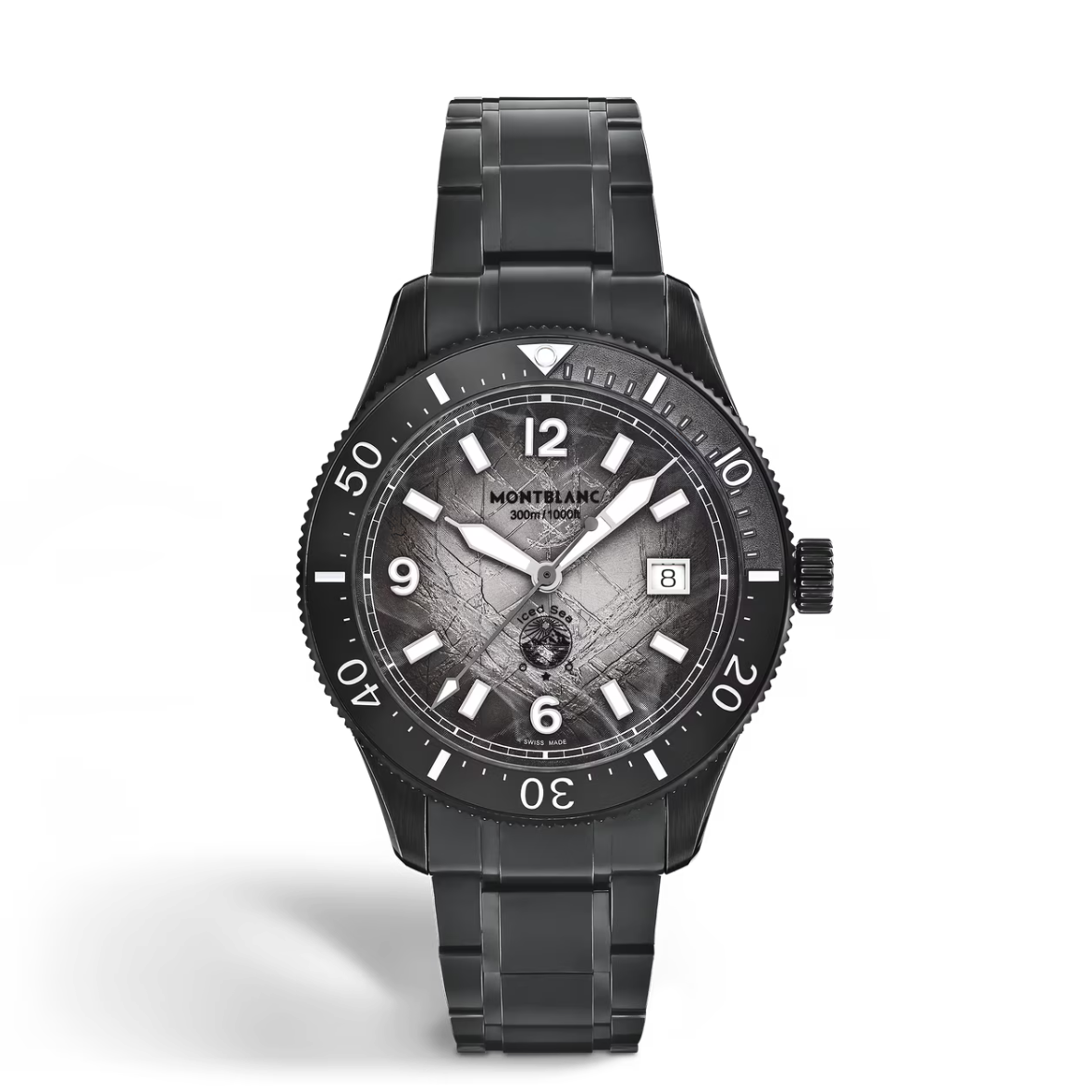 MONTBLANC ICED SEA AUTOMATIC DATE 0 OXYGEN
